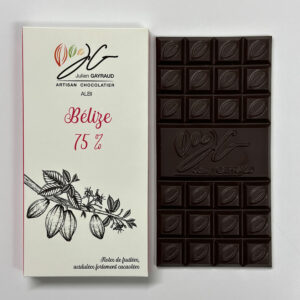Tablette Noir Origine Belize 75%