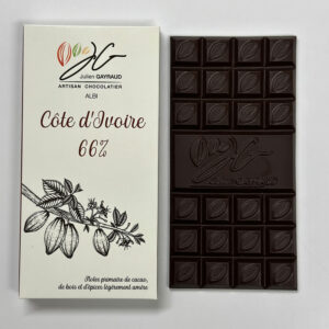 Tablette Noir Origine Côte d'Ivoire 66%