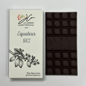 Tablette Noir Origine Equateur 86%