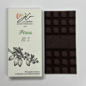 Tablette Noir Origine Pérou 70%