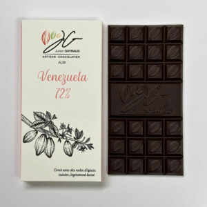 Tablette Noir Origine Venezuela 72%